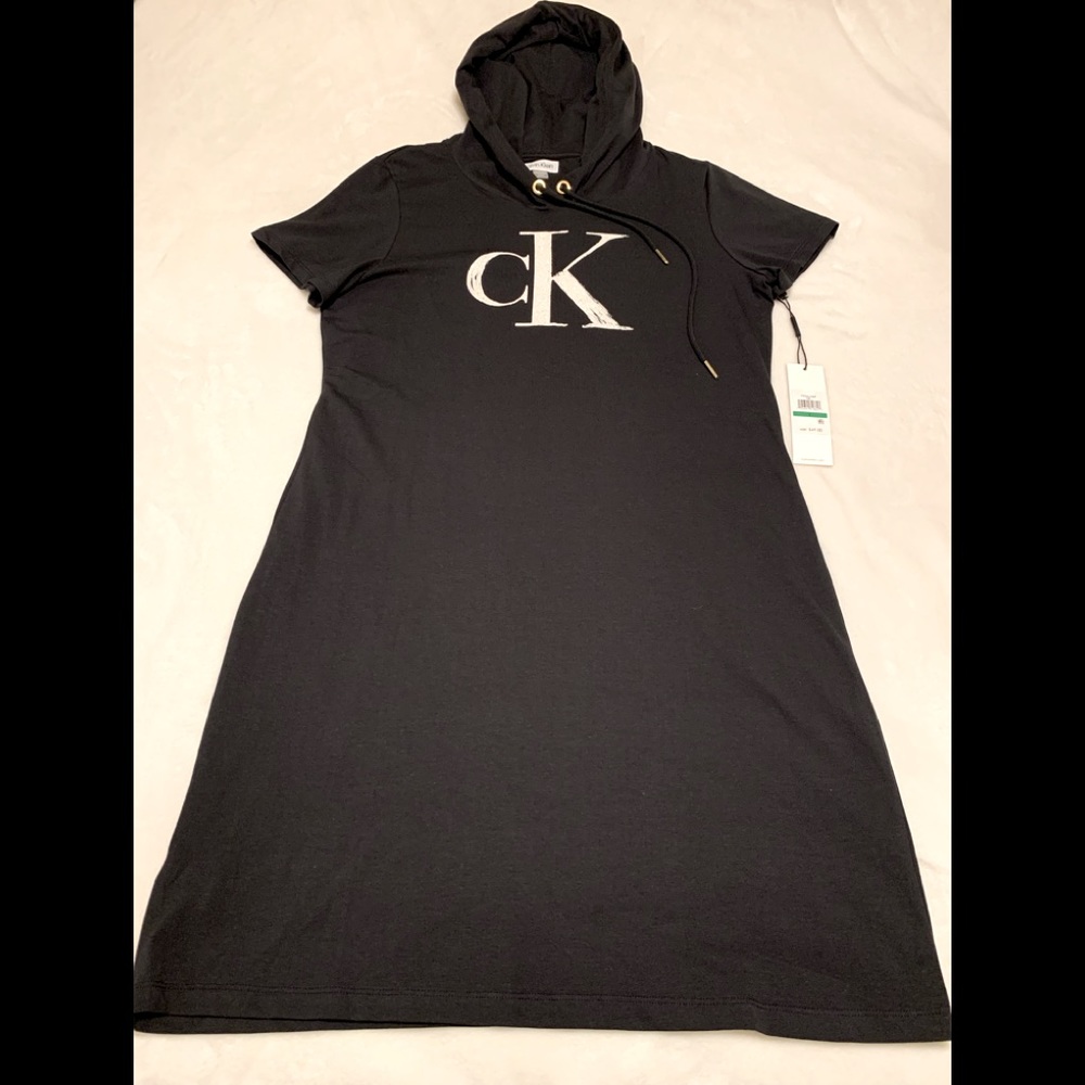 Calvin Klein Black Midi Dress